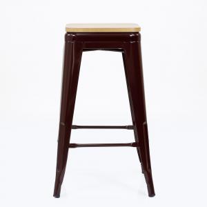 Полубарный табурет Tolix Style Wood 65 см