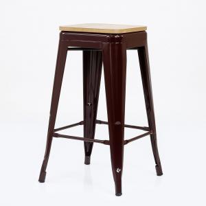 Полубарный табурет Tolix Style Wood 65 см