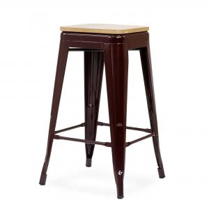 Полубарный табурет Tolix Style Wood 65 см