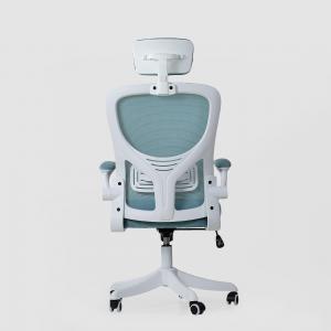 Компьютерное кресло Aquaria белый пластик, бирюзовая сетка