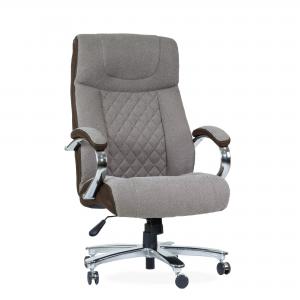 Кресло руководителя Boqa King Size XXL, коричневая ткань