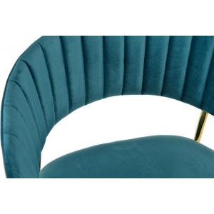 Стул полубарный Turin бирюзовый