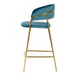 Стул полубарный Turin бирюзовый